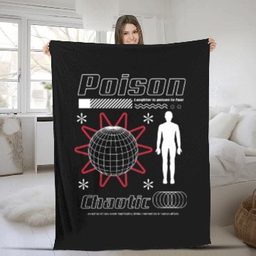 Discover Streetwear Poison Fleece Blankets Fleece Blankets Fleece Blankets
