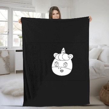 Discover Unicorn Coloring Page Graphic Collection Fleece Blankets