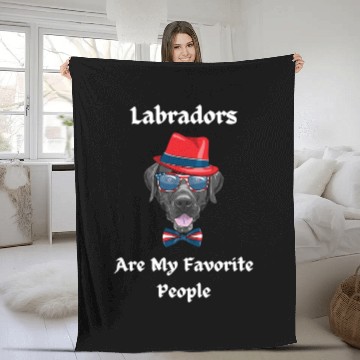 Discover Labrador Fleece Blankets Gift for Labrador lovers