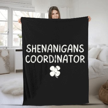 Discover Shenanigans Coordinator Irish St Patrick's Day ST Fleece Blankets