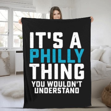 Discover It's a Philly Thing Fleece Blankets