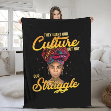 Discover Black History Month They Want Our Culture Fleece Blankets