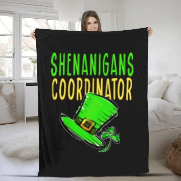 Discover Shenanigans Coordinator St PDay Gnomes Green Proud Fleece Blankets