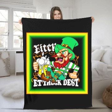 Discover Luck of The Irish St Patricks' Day. Buy Now Fleece Blankets