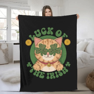 Discover Luck Of The Irish Fleece Blankets