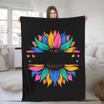 Discover Embrace Echolalia Special Education Teacher Fleece Blankets