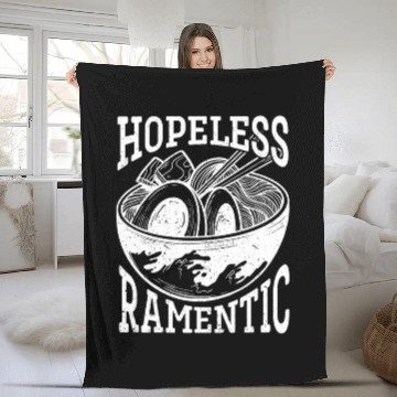 Discover Ramen Noodle Soup Japanese Kawaii Gift Ramen Fleece Blankets