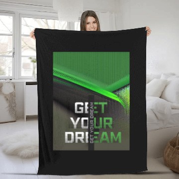 Discover Stylish Abstract 3D Fleece Blankets design