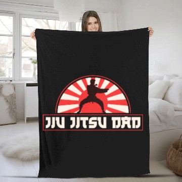 Discover Brazilian Jiu Jitsu MMA Bjj Hugger Fleece Blankets
