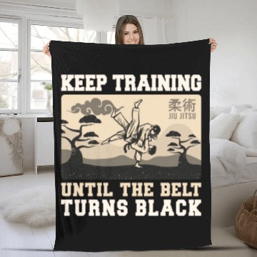Discover Brazilian Jiu Jitsu MMA Bjj Hugger Fleece Blankets