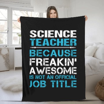 Discover Science Teacher Fleece Blankets - Freaking Awesome Gift It