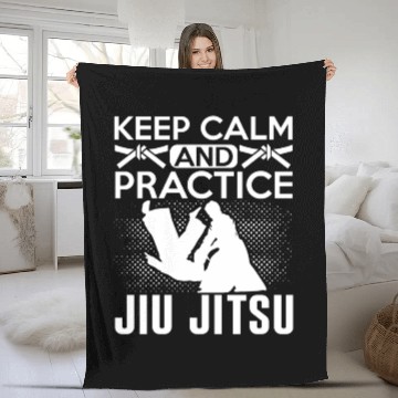 Discover Brazilian Jiu Jitsu MMA Bjj Hugger Fleece Blankets