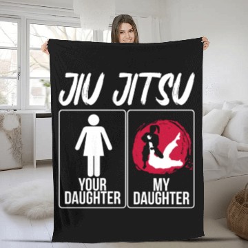 Discover Brazilian Jiu Jitsu MMA Bjj Hugger Fleece Blankets