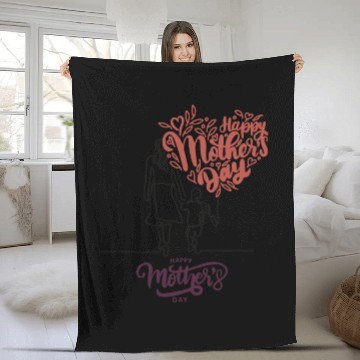 Discover Happy mother's day Fleece Blankets