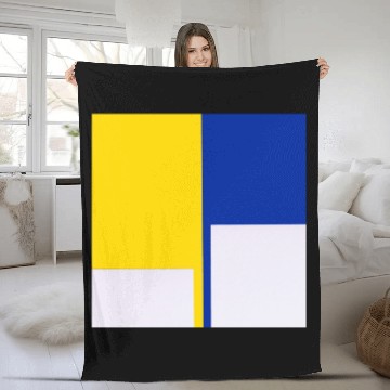 Discover ukranian colors Fleece Blankets