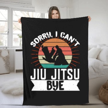 Discover Brazilian Jiu Jitsu MMA Bjj Hugger Fleece Blankets