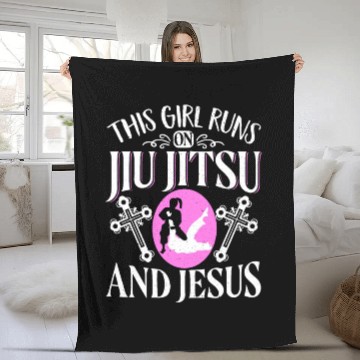 Discover Brazilian Jiu Jitsu MMA Bjj Hugger Fleece Blankets