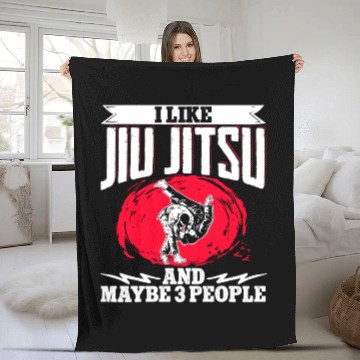 Discover Brazilian Jiu Jitsu MMA Bjj Hugger Fleece Blankets