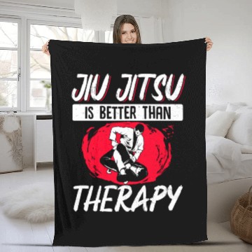 Discover Brazilian Jiu Jitsu MMA Bjj Hugger Fleece Blankets