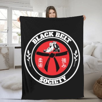 Discover Brazilian Jiu Jitsu MMA Bjj Hugger Fleece Blankets