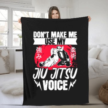 Discover Brazilian Jiu Jitsu MMA Bjj Hugger Fleece Blankets