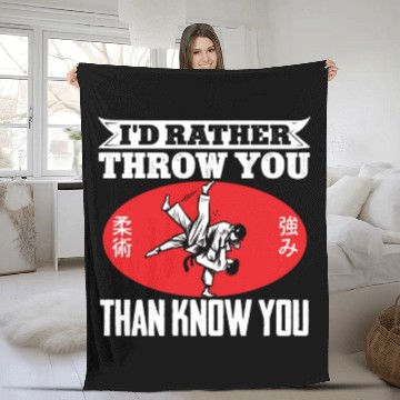 Discover Brazilian Jiu Jitsu MMA Bjj Hugger Fleece Blankets