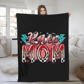 Discover Race Mom Fleece Blankets