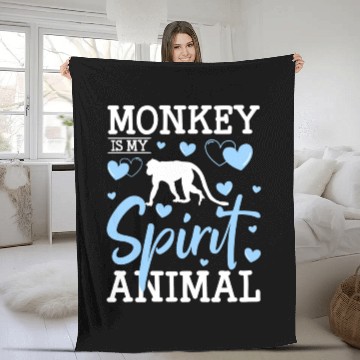 Discover Banana Chimpanzee Kawaii Children Fleece Blankets