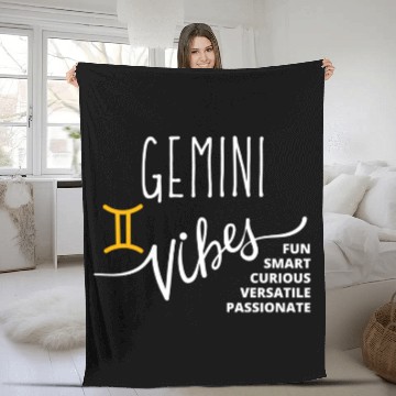 Discover Gemini: Embrace Your Dual Nature with this Fun and Fleece Blankets