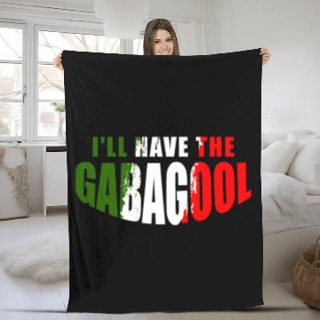 Discover I'll Have The Gabagool Italian Pride Italy Flag Fleece Blankets