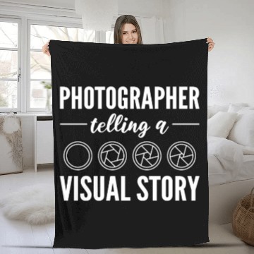 Discover Photographer Telling A Visual Story Photography Fleece Blankets