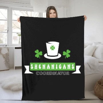 Discover shenanigans coordinator st patricks day Fleece Blankets