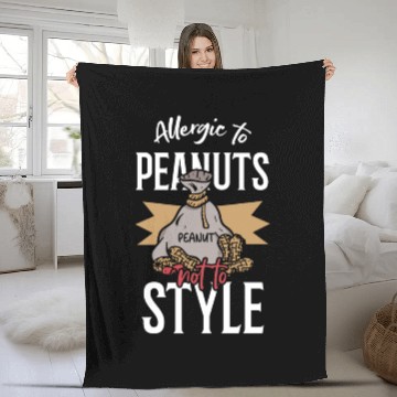 Discover Allergic To Peanuts Not To Style Peanut Allergic Fleece Blankets