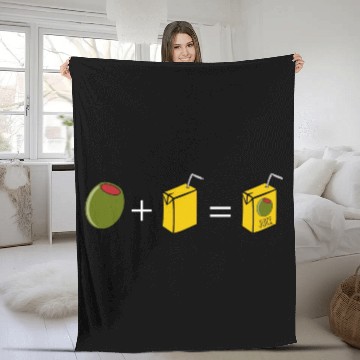 Discover Olive Juice I Love You Fleece Blankets