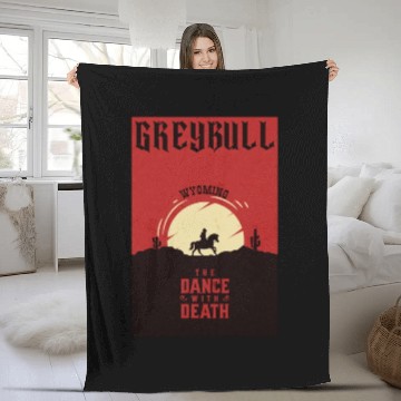 Discover Greybull Wyoming wild west town Fleece Blankets