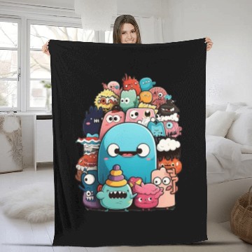 Discover my imaginary friends Fleece Blankets