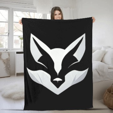 Discover Bad Fox Geometric Fleece Blankets
