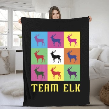 Discover Team Elk Fleece Blankets