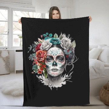 Discover Frida Mexican frida kahlo woman painter art Fleece Blankets