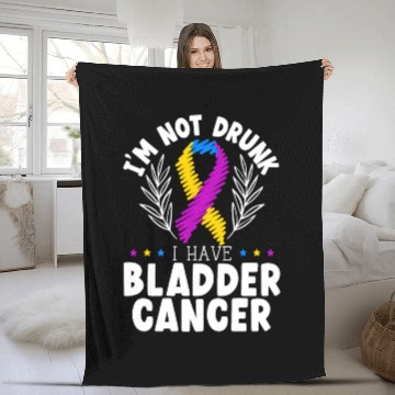 Discover Bladder Cancer Warrior Bladder Cancer Awareness Fleece Blankets