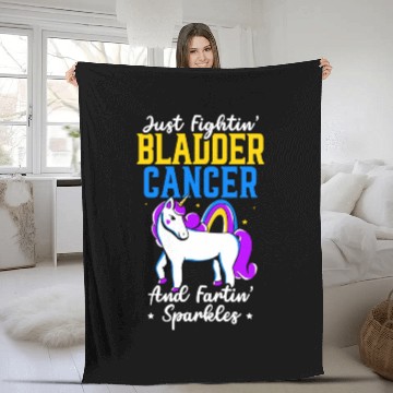 Discover Bladder Cancer Warrior Bladder Cancer Awareness Fleece Blankets