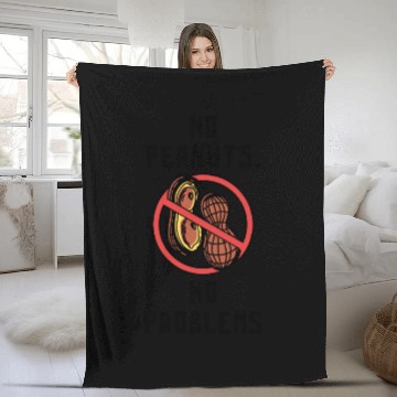 Discover No Peanuts No Problems Peanut Allergic Fleece Blankets