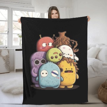 Discover my imaginary friends Fleece Blankets