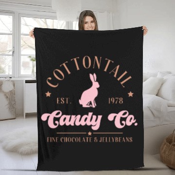 Discover Cotton Tail Candy Company Fleece Blankets