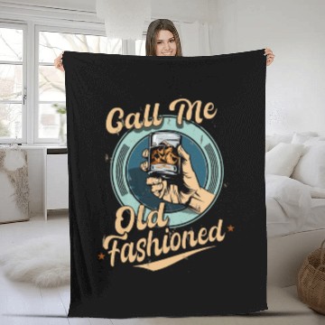 Discover Old-Fashioned Call Me Old Fashioned Fleece Blankets Men Call