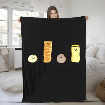 Discover Potato friends Fleece Blankets