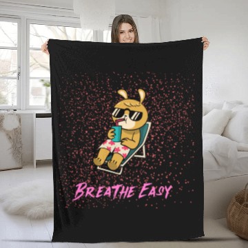 Discover Breathe Easy (Bunny) Fleece Blankets