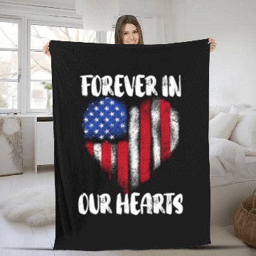 Discover Patriotic Veteran USA Flag American Memorial Day Fleece Blankets