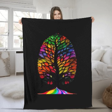 Discover happy tree friends dna women earth day everyday Fleece Blankets