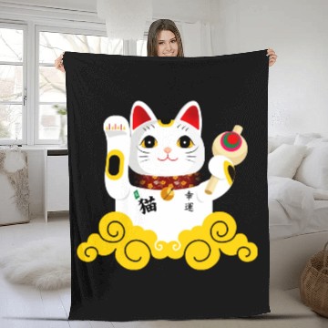 Discover Maneki Neko Fleece Blankets